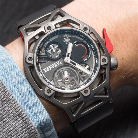 hublot techframe ferrari tourbillon chronograph titanium|Hublot 408.JW.0123.RX Techframe Ferrari Tourbillon .